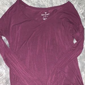 American Eagle Long Sleeve Soft and Sexy Tee